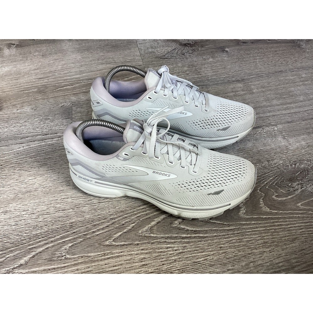 Brooks Women Ghost 15 1203801B112 Gray Running Shoes Sneakers Size 9.5 B